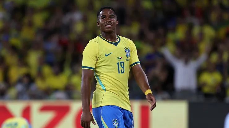 Endrick na Seleção Brasileira (Wagner Meier/Getty Images)