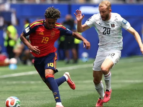 Espanha x Áustria: Yamal dá duas 'canetas' em Laimer