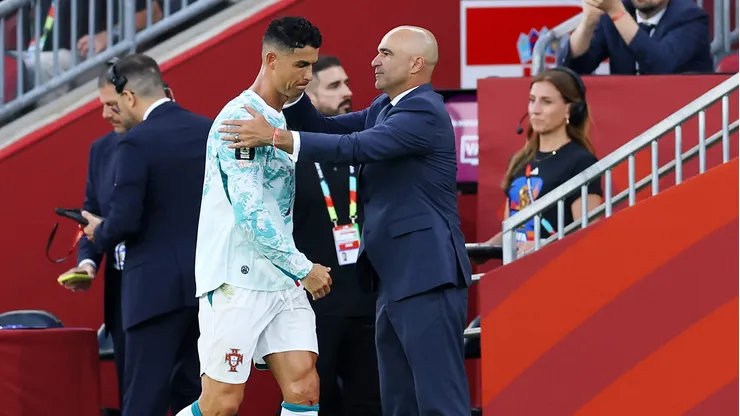 Roberto Martínez revela o porquê de ter substituído Cristiano Ronaldo em Portugal x Croácia. (Foto: Buda Mendes/Getty Images)
