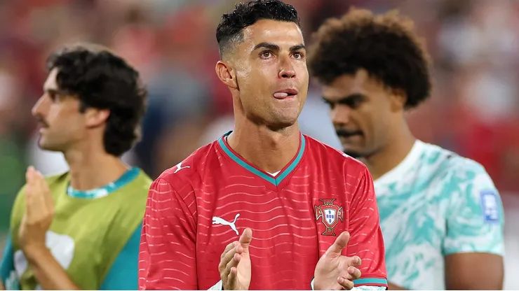 Cristiano Ronaldo após vitória de Portugal (Photo by Dan Mullan/Getty Images)
