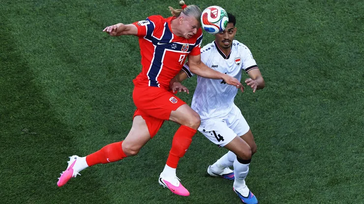 Haaland em jogo da Copa de 2026 (Buda Mendes/Getty Images)