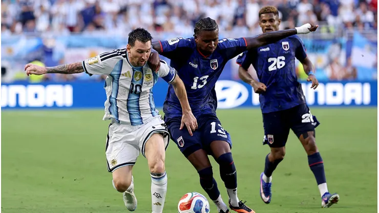 Cabo Verde e Argentina se enfrentaram na Copa. Darrian Traynor/Getty Images.