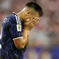 Lautaro Martínez passa em branco pela Argentina