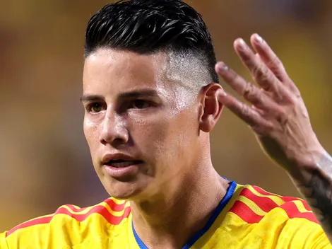 James Rodríguez vira meme após substituição contra Gana