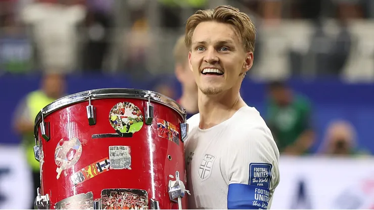 Odegaard tem acordo com o Galatasaray. Foto: Revere/Getty Images
