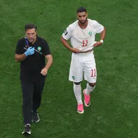 Saibari deixa o campo lesionado em Canadá x Marrocos