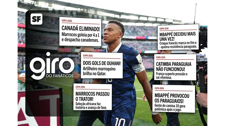 Giro da Copa: Mbappé decisivo e goleada do Marrocos; Tudo que aconteceu neste sábado (04/07). Foto: Buda Mendes/Getty Images