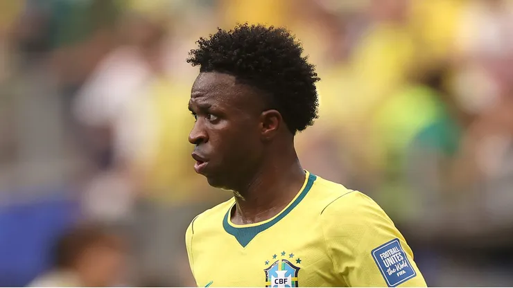 Vini Jr é comparado com Haaland pelo técnico da Noruega (Photo by Lars Baron/Getty Images)