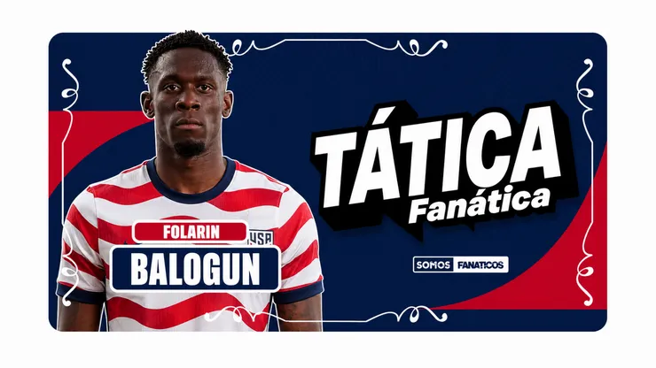 Folarin Balogun. (Foto: Jamie Squire/Getty Images e edição com IA - ChatGPT)