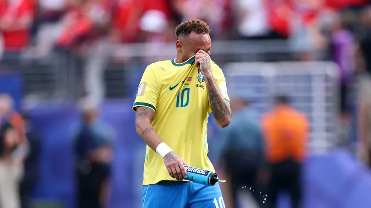 Neymar chora em eliminação do Brasil (Justin Setterfield/Getty Images)