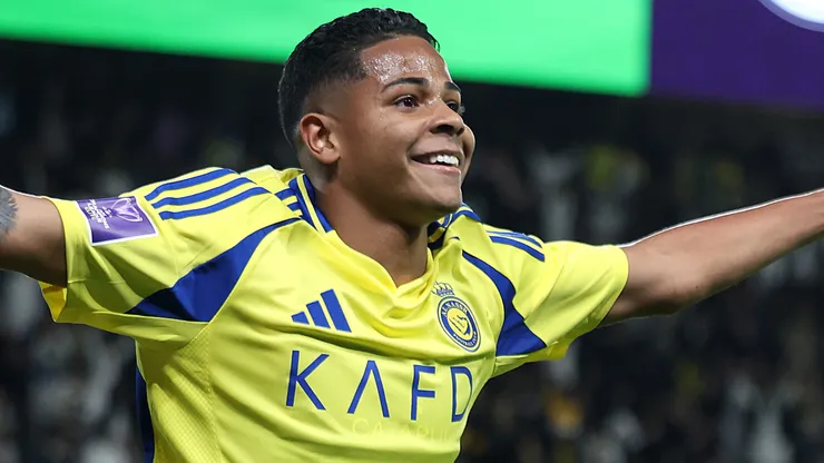 Wesley em campo pelo Al-Nassr. Foto: Abdullah Ahmed/Getty Images