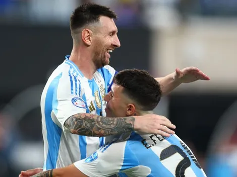 Messi e Enzo Fernández levam a Argentina às quartas