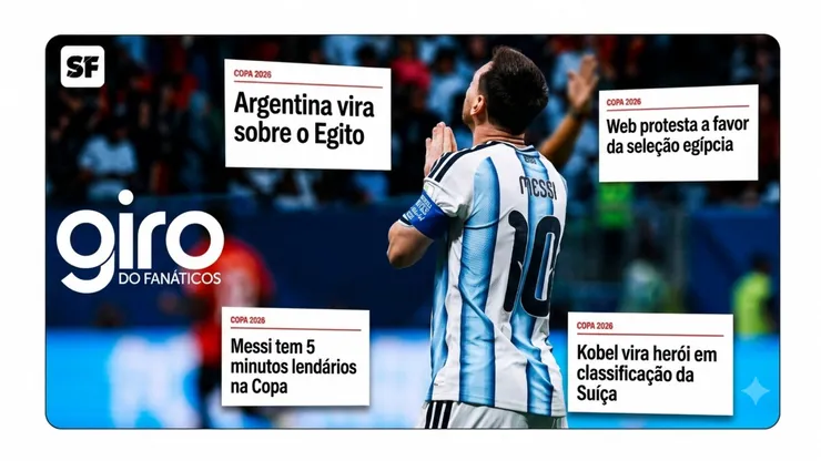 Giro da Copa: Messi lidera classificação da Argentina e Kobel vira herói da Suíça contra Colômbia. Foto: Buda Mendes/Getty Images | Imagem gerada com auxílio da IA - ChatGPT.