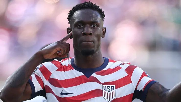 Balogun em campo com a seleção dos Estados Unidos. Foto: Jamie Squire/Getty Images