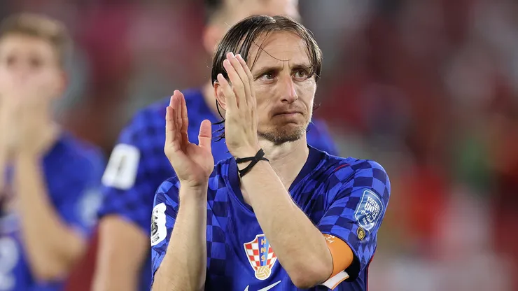 Luka Modric pela Croácia. (Foto: Justin Setterfield/Getty Images)
