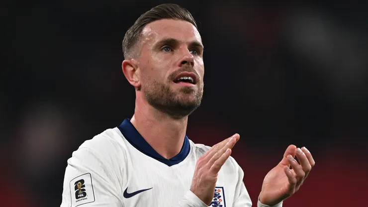 Henderson após uma partida da Inglaterra. Foto: Mike Hewitt/Getty Images