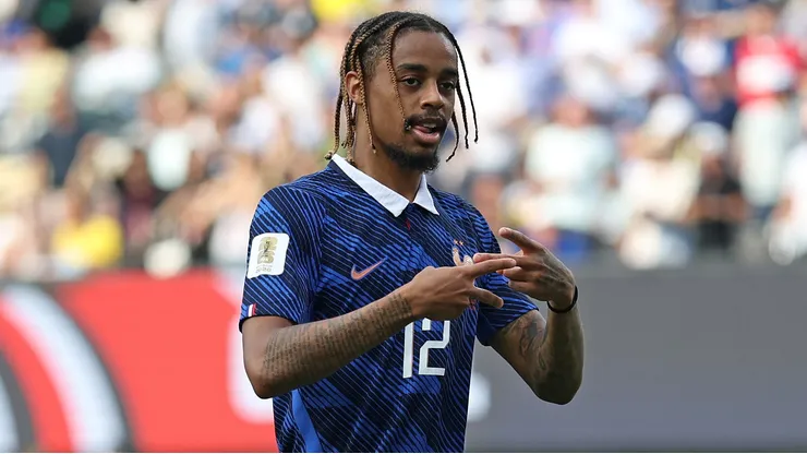 Barcola durante partida da França na Copa. (Photo by Buda Mendes/Getty Images)