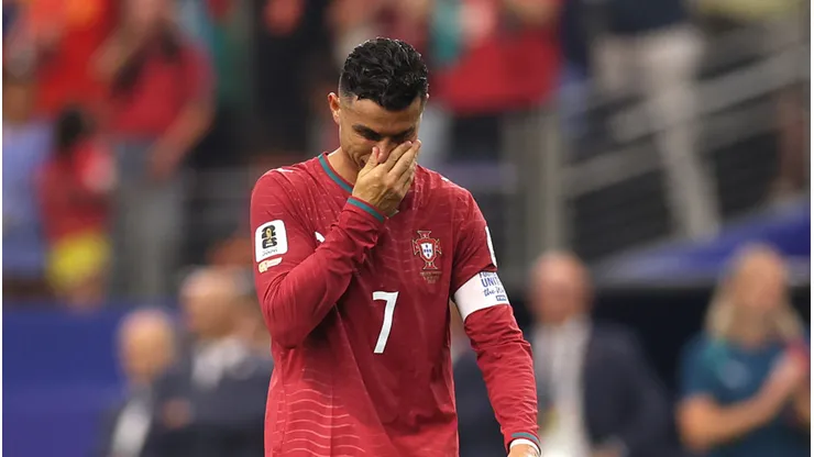 Cristiano Ronaldo se despediu da Copa. Lars Baron/Getty Images.