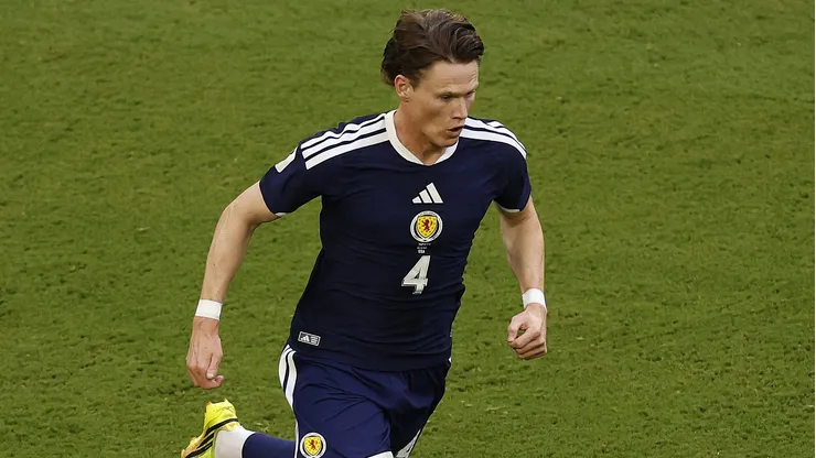 Scott McTominay em jogo da Escócia. (Photo by Michael Reaves/Getty Images)