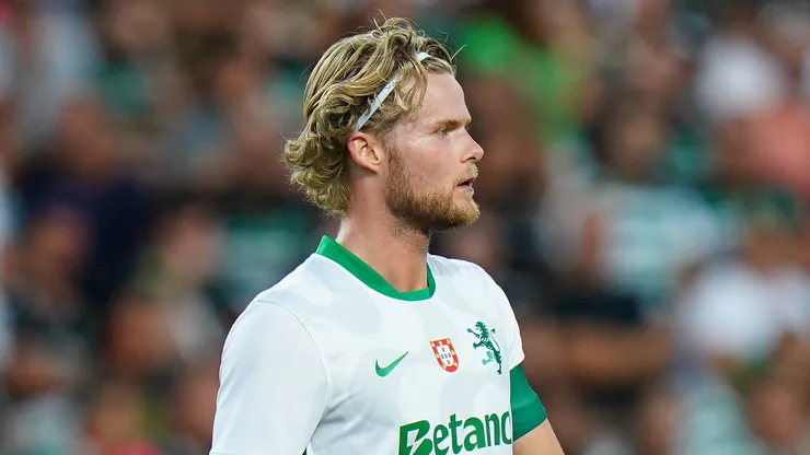 Morten Hjulmand no Sporting. (Foto: Gualter Fatia/Getty Images)