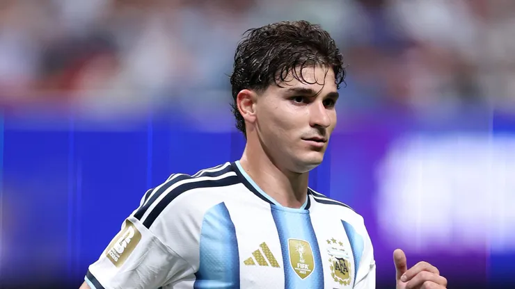 Barcelona não desiste de Julián Alvarez. Foto: Justin Setterfield/Getty Images