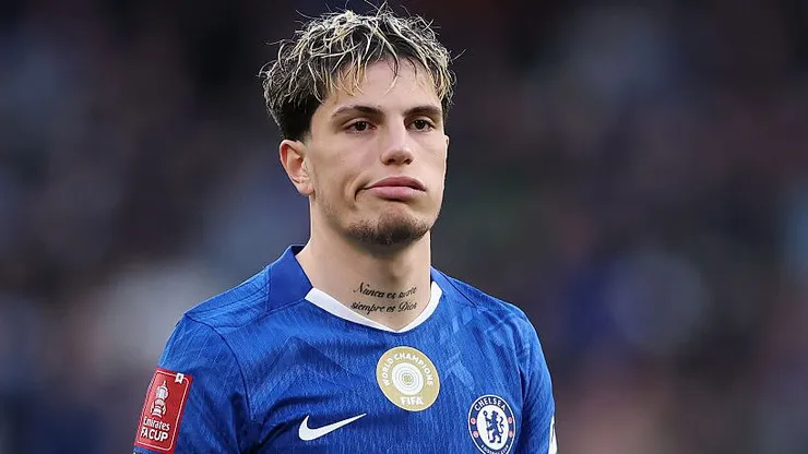 Alejandro Garnacho pelo Chelsea. Foto: Alex Pantling/Getty Images