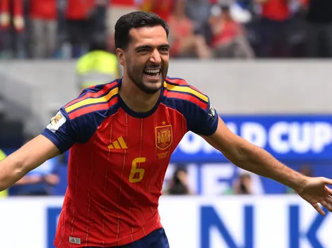 Mikel Merino salva a Espanha contra a Bélgica