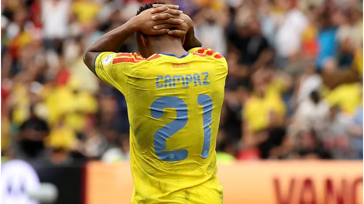 Jamilton Campaz é alvo de ameaças após eliminação da Colômbia para a Suíça na Copa do Mundo. (Foto: Alex Grimm/Getty Images)