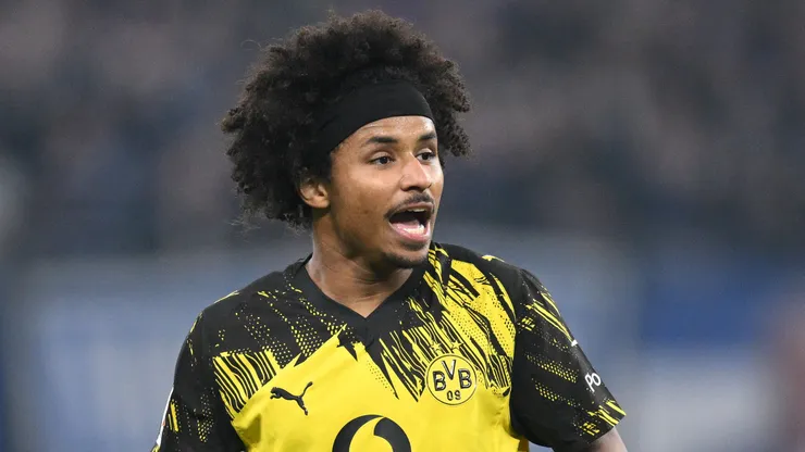 Adeyemi em campo pelo Borussia Dortmund. Foto: Stuart Franklin/Getty Images