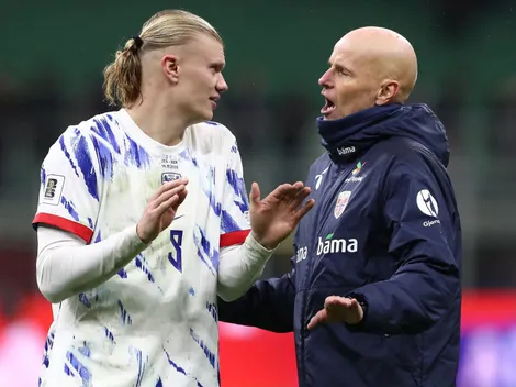 Porque Haaland foi substituído em Noruega x Inglaterra