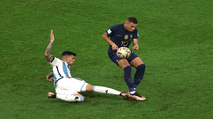 Romero e Mbappé na final da Copa do Mundo de 2022 - Alex Pantling/Getty Images