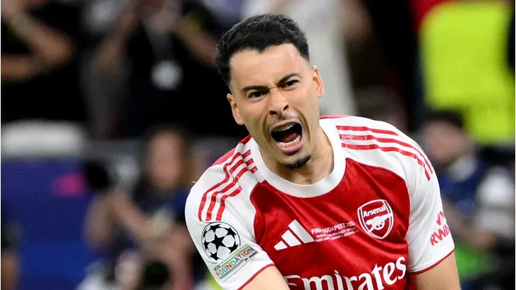 Juventus e Arsenal travam disputam por Martinelli. Foto: David Ramos/Getty Images