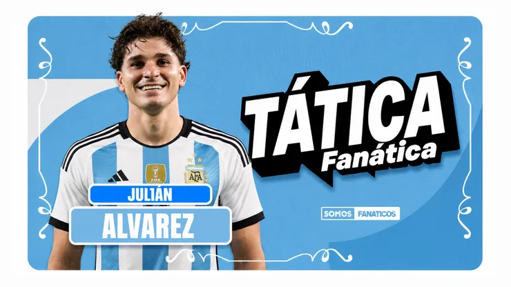 Julián Alvarez. (Foto: Carl Recine/Getty Images e edição com IA - ChatGPT)
