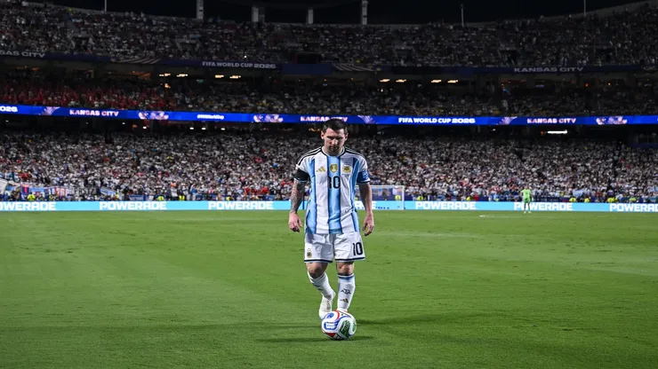 Messi na partida entre Argentina e Suíça na Copa do Mundo - David Ramos/Getty Images