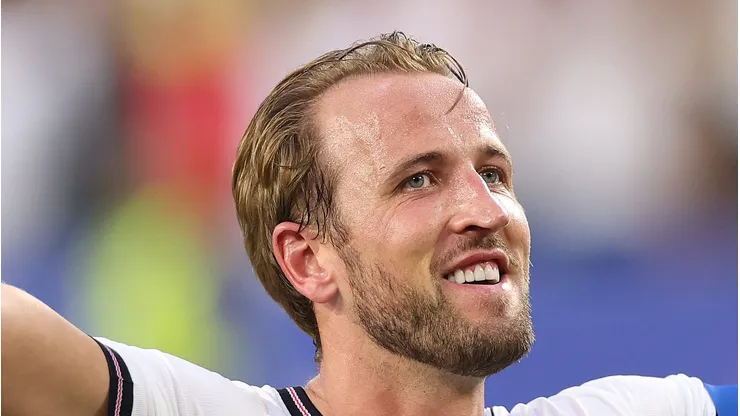 Harry Kane comemorando gol pela Inglaterra (Photo by Dan Mullan/Getty Images)