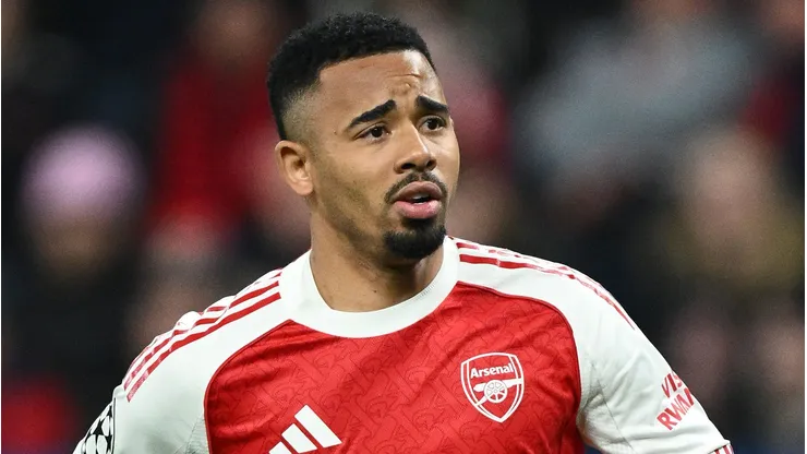 Gabriel Jesus em jogo do Arsenal. (Photo by Stuart Franklin/Getty Images)