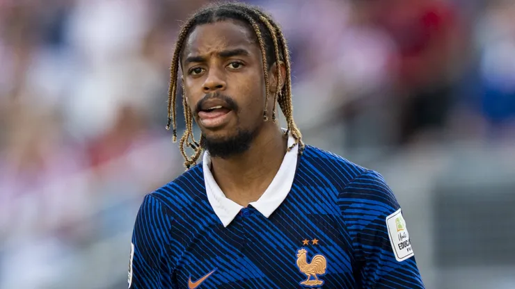 Bradley Barcola da seleção da França e do PSG. Foto: IMAGO / HMB-Media/Marco Bader