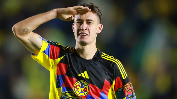 Rodrigo Dourado em campo pelo Club América. Foto: Hector Vivas/Getty Images