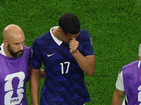 Saliba é substituído em França x Espanha por lesão