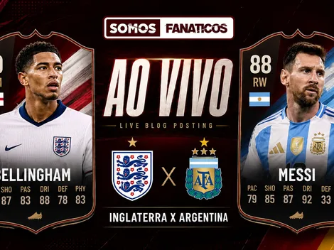 Ao Vivo | Inglaterra x Argentina: Copa do Mundo 2026