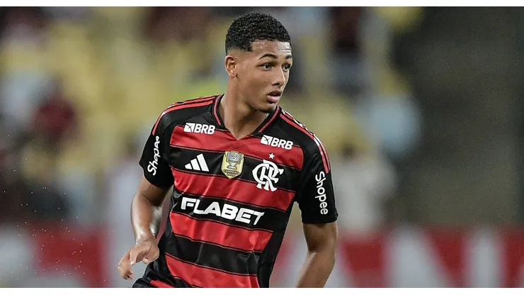 Zagueiro João Victor, do Flamengo. Foto: Thiago Ribeiro/AGIF