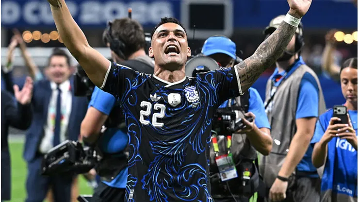 Lautaro Martínez marcou o gol da classificação. Shaun Botterill/Getty Images.