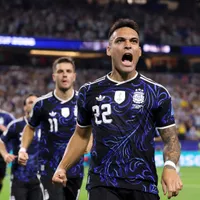 Lautaro Martínez se emociona com gol da classificação da Argentina
