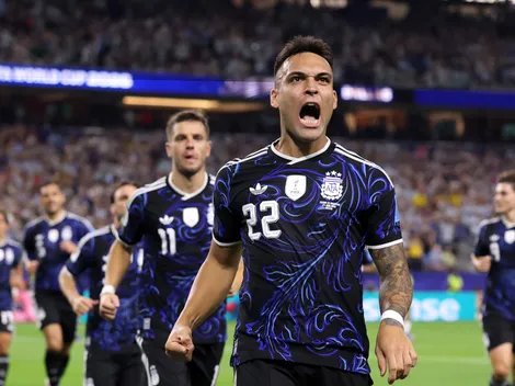 Lautaro Martínez se emociona com gol da classificação da Argentina