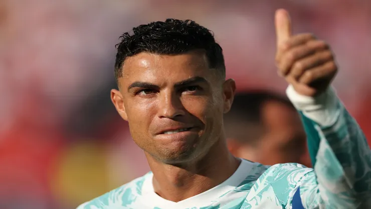 Cristiano Ronaldo antes da partida de Portugal contra a Croácia na Copa - Dan Mullan/Getty Images