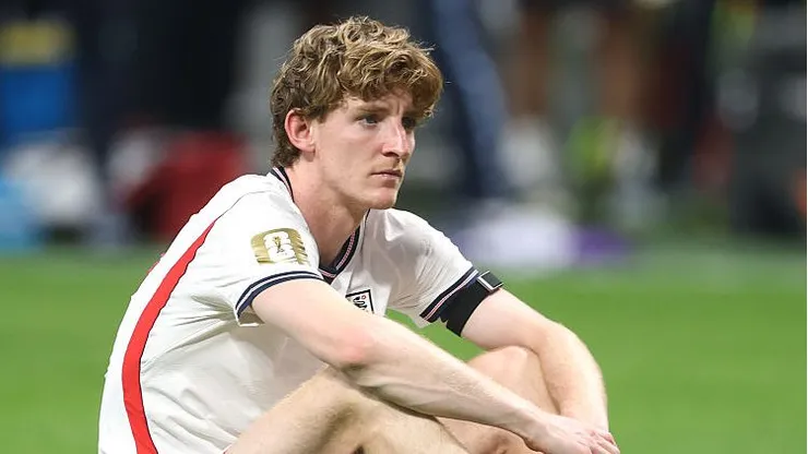 Anthony Gordon pela Inglaterra. Foto: Richard Pelham/Getty Images