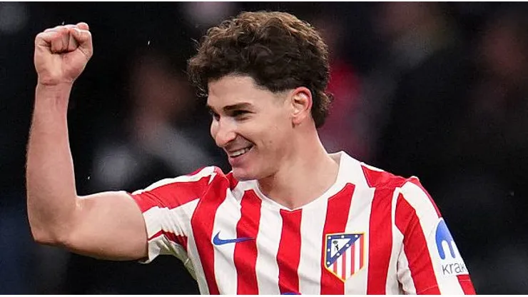 Julián Álvarez pelo Atlético de Madrid. Foto: Aitor Alcalde/Getty Images