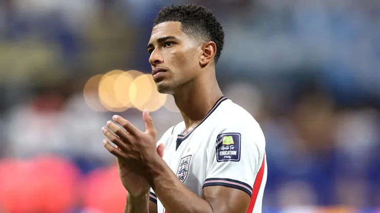 Bellingham após a derrota para a Argentina. Foto: Richard Pelham/Getty Images