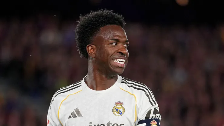Vini Jr. pode ser vendido pelo Real Madrid. Alex Caparros/Getty Images.