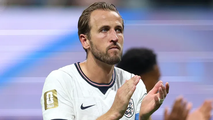 Harry Kane após a eliminação da Inglaterra. Foto: Richard Pelham/Getty Images
